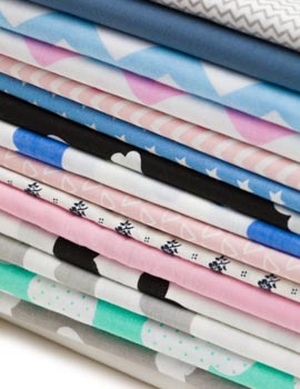 Stack,Of,100%,Cotton,Fabric,Material,For,Tailor,Or,Homework